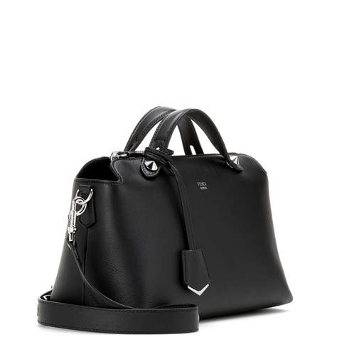 Fendi Black Leather Small By The Way Bag 